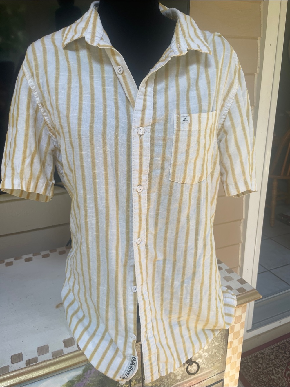 Quiksilver Oxford Stripe Button Down Shirt
